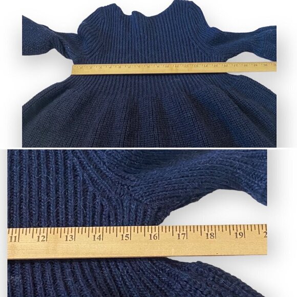 Mes demoiselles North Blue Wool Alpaca blend sweater, Size 3/L - Picture 10 of 11